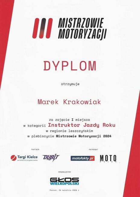 Jazdy doszkalające, kursy prawa jazdy A, B, B+E - ZAPRASZAMY