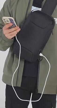 Torba męska na klatkę piersiową