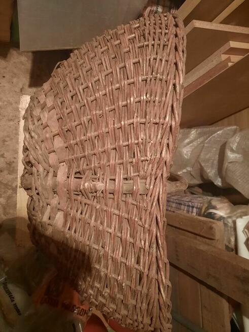 Kosz wiklinowy na grzyby