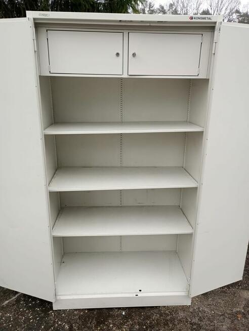 Szafa metalowa szafy do magazynów ciężka gruba stal Konsmeta