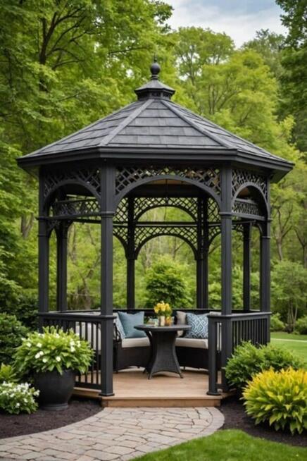 Altana osmiokątna, altanka, pawilon ogrodowy