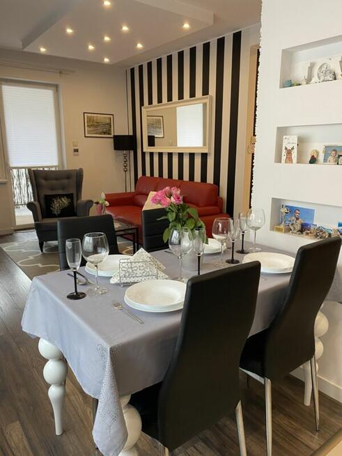 Nowoczesne mieszkanie z duszą i ogromnym tarasem