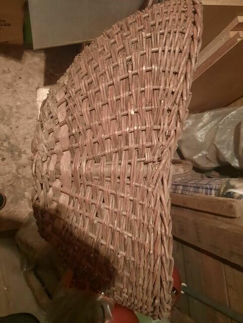 Kosz wiklinowy na grzyby