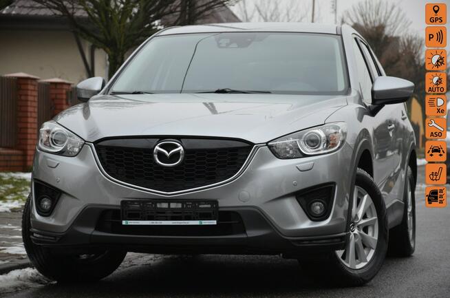 Mazda CX-5 Opłacona 2.0i 165KM Serwis Bi-Xenon Navi As.pasa ruchu 2xParktronik