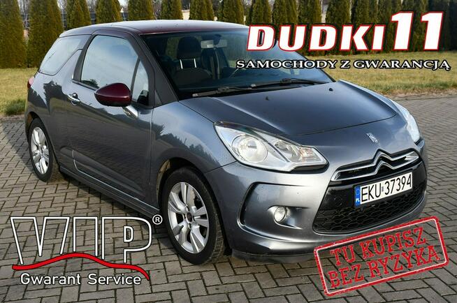 Citroen DS3 1,4Benz DUDKI11 Klimatyzacja,El.szyby.Centralka,Tempomat.OKAZJA