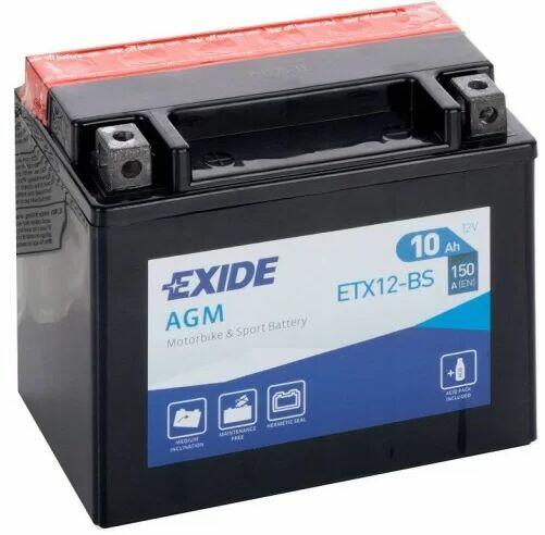 Akumulator motocyklowy ETX12-BS YTX12-BS 12V 10Ah 150 EXIDE