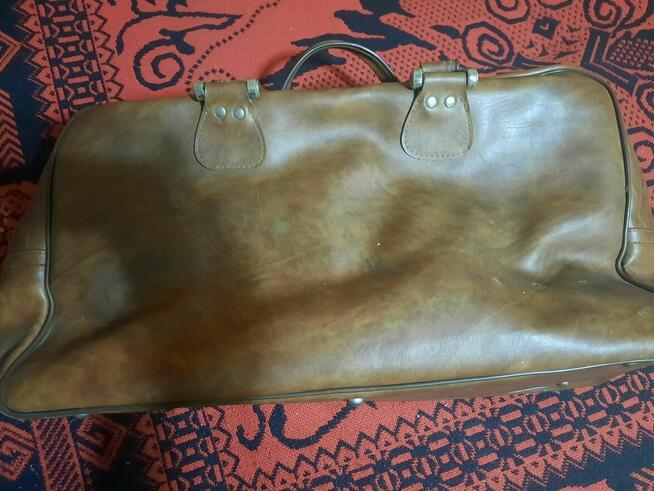 Skórzana torba podróżna