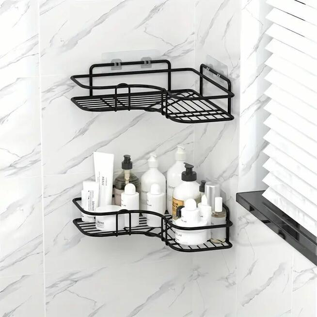 Półka Narożna Do Kabiny Prysznicowej. Mocne Uchwyty Polecam