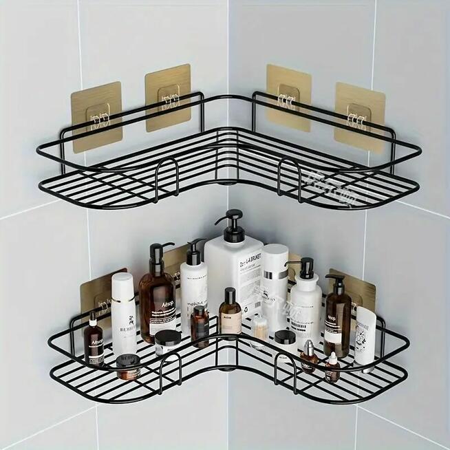 Półka Narożna Do Kabiny Prysznicowej. Mocne Uchwyty Polecam