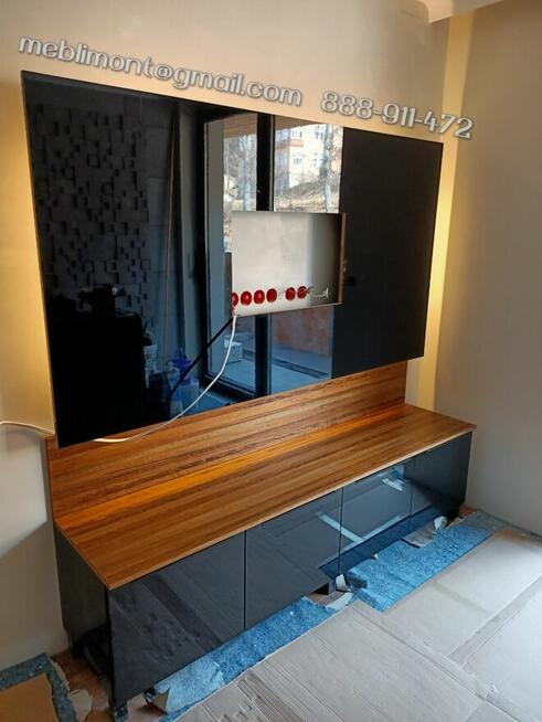 Skręcanie, montaż mebli kuchennych. Wymiana/docinanie blatów