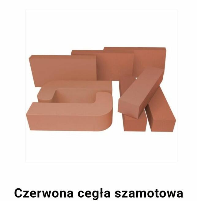 Kominek otwarty palenisko szamotowe Warszawa z cegły zdun