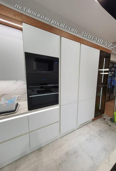 Skręcanie, montaż mebli kuchennych. Wymiana/docinanie blatów