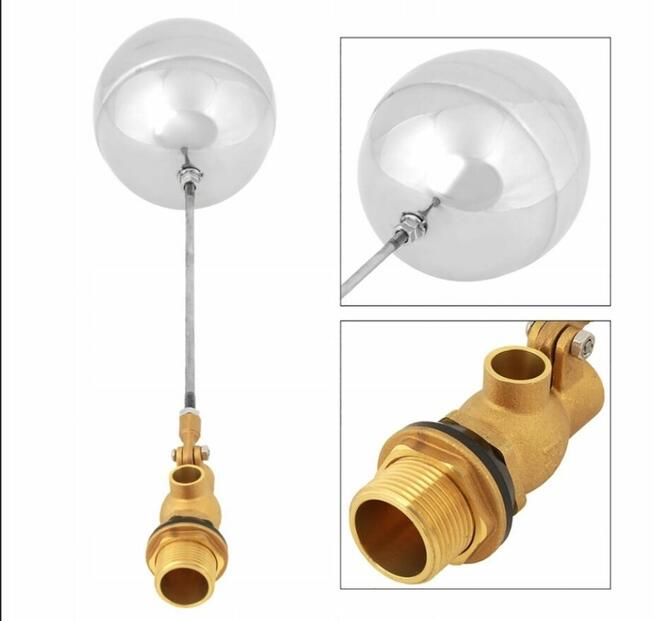 Zawór pływakowy (2 szt.)nierdzewny napełniający 3/4 DN20