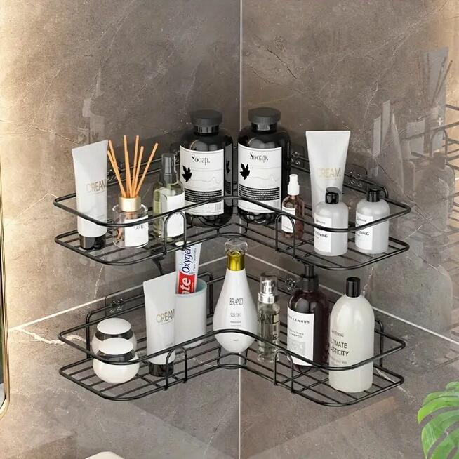 Półka Narożna Do Kabiny Prysznicowej. Mocne Uchwyty Polecam