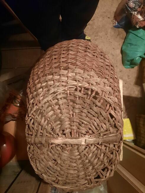 Kosz wiklinowy na grzyby