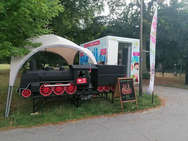 Grill z wędzarnią Lokomotywa 3,8 m