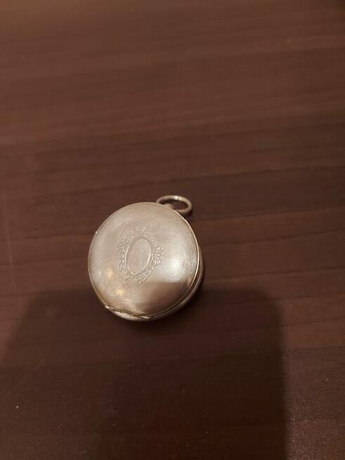 Srebrny stary kieszonkowy zegarek (Szwajcarski)