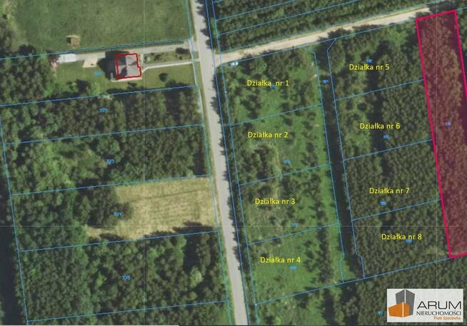 Działka budowlana Łochynia gm. Mykanów