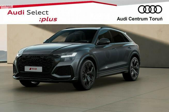 Audi RS Q8 Masaże_Wentylacja_HeadUp_Noktowizja_MatrixHD_Panorama_B&O Advanced_Hak