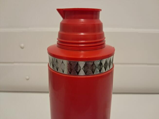 Termos czerwony 1000 ml, Vintage, do sprzedania