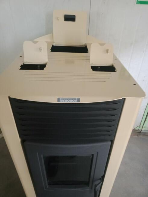 HELENA piec kominkowy, kominek na pellet 8 kW. - kremowy