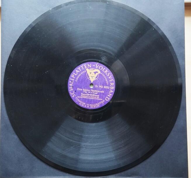 płyta szelakowa 78 obrotów, 2 płyty