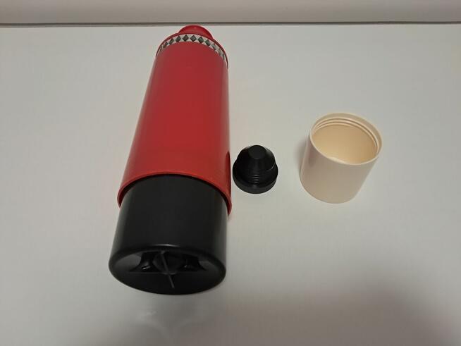 Termos czerwony 1000 ml, Vintage, do sprzedania