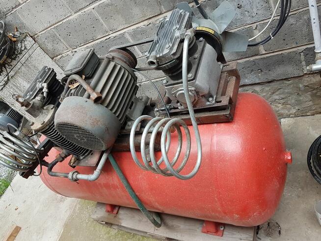 Kompresor 400l Polmo 2szt Sprężarka Polska Silnik 5,5KW