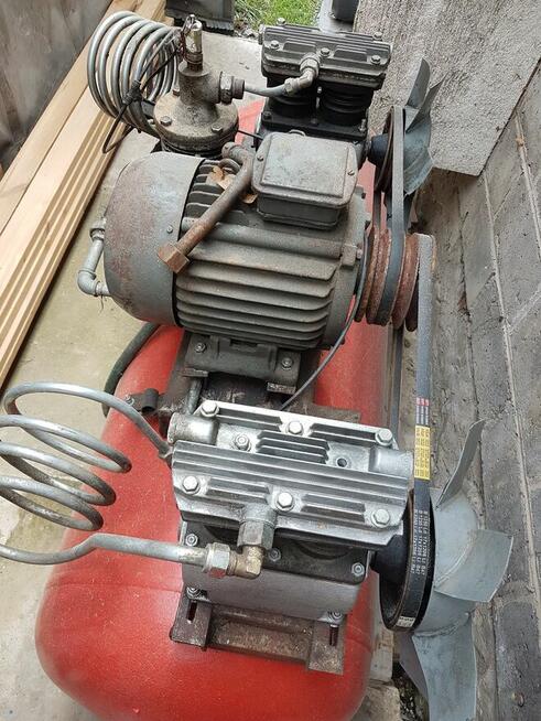 Kompresor 400l Polmo 2szt Sprężarka Polska Silnik 5,5KW