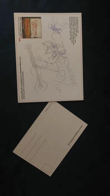Autograf Czerwone gitary i Kaja
