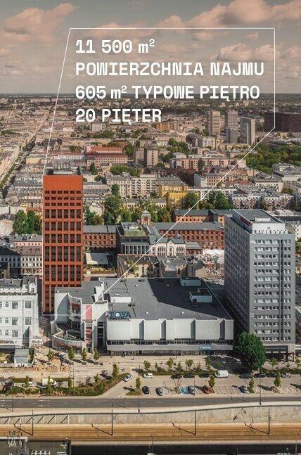 Red Tower Łódź –Wynajmij przestrzeń w sercu miasta