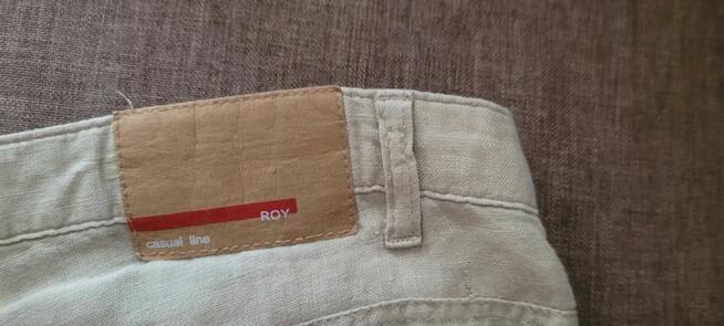 Spodnie Lniane 100 % Len rozmiar 34/34.