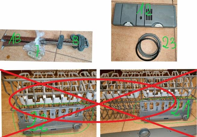 Zmywarka Electrolux ESI64010X - NA CZĘŚCI -50% taniej