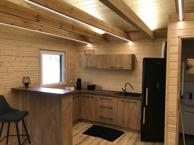 Altanka wiata taras domek z drewna