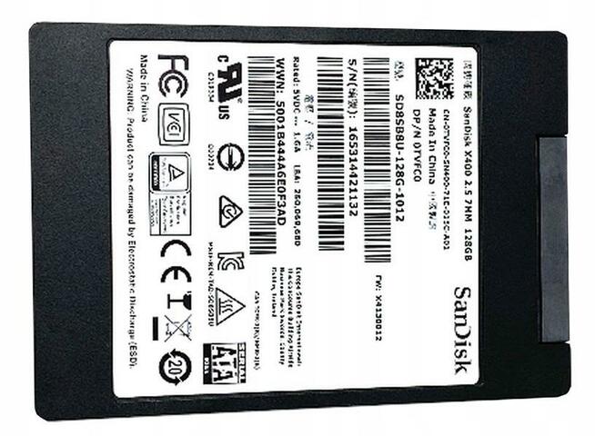 Dysk SSD 120GB 2,5 szybki bezgłośny do laptopa