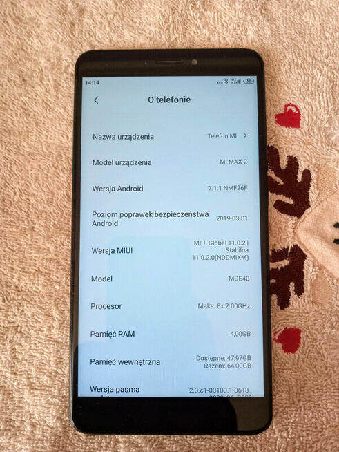 Xiaomi Mi max 2 4/64GB