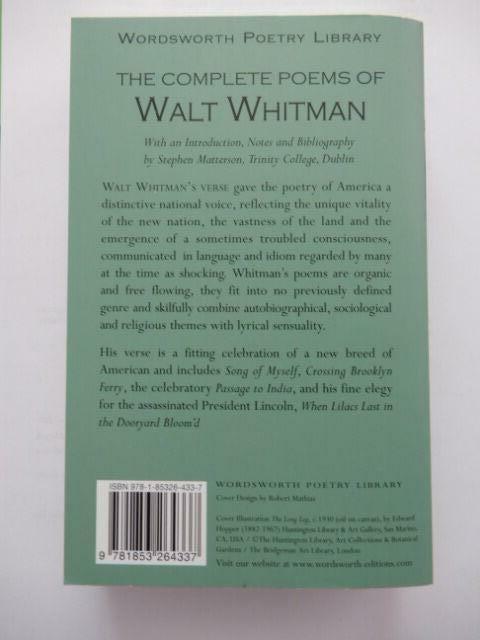 The Complete Poems of Walt Whitman