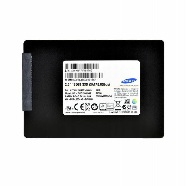 Dysk SSD 120GB 2,5 szybki bezgłośny do laptopa
