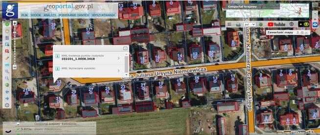 Dom w Brzezinach 210 m2 stan surowy działka 512 m2