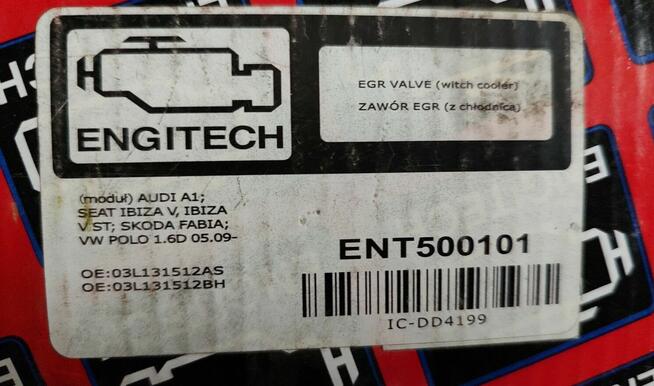 Zawór EGR z chłodnicą AUDI A1, Seat, Skoda, VW