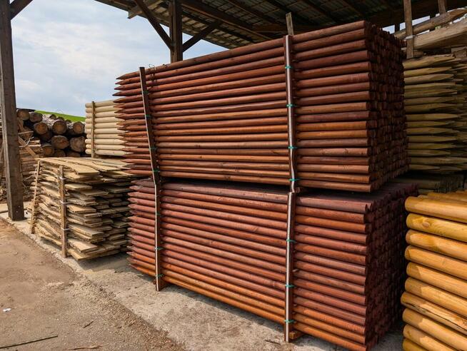 paliki do stabilizacji drzewek fi 6x250cm + łączniki