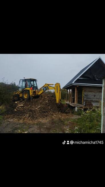 Usługi koparko ładowarką