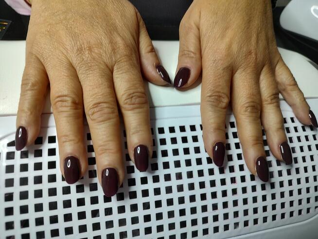 Manicure hybrydowy henna rzęs regulacja brwi