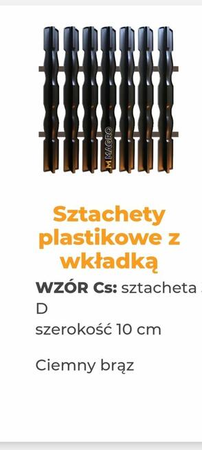 Sztachety plastikowe na ogrodzenia i balustrady - PRODUCENT