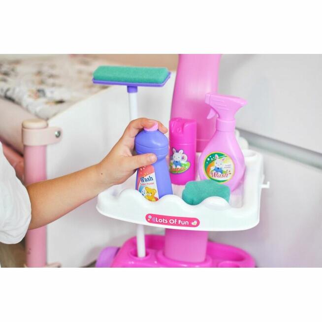 WOOPIE Zestaw do Sprzątania Wózek Odkurzacz Funkcja Ssania +