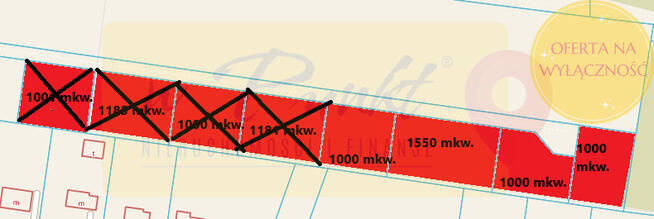 Działka tylko 70zł/mkw.!!/Rurzyca