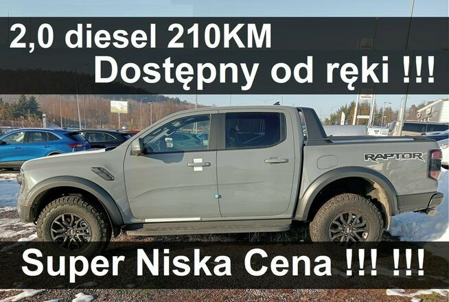 Ford Ranger Raptor Nowy Raptor 2,0 diesel 210KM Roleta elektr.  Super Niska Cena 3047zł