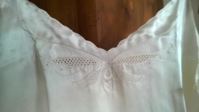 Zestaw eleganckiej bielizny naturalny jedwab, rozmiar L