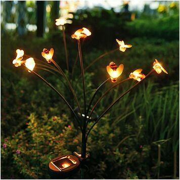 Lampki Solarne Zewnętrzne Ogrodowe LED Pszczoły