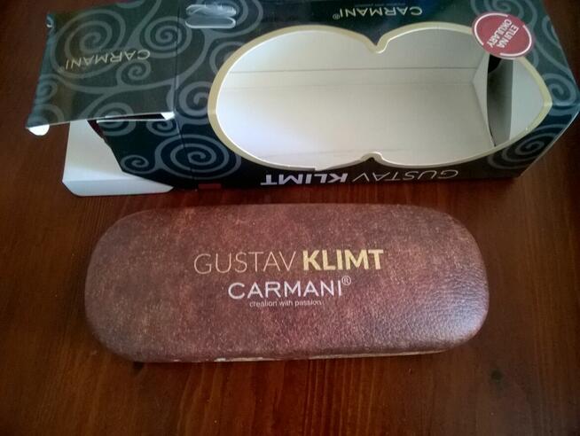 Etui na okulary z widokiem obrazu Klimta